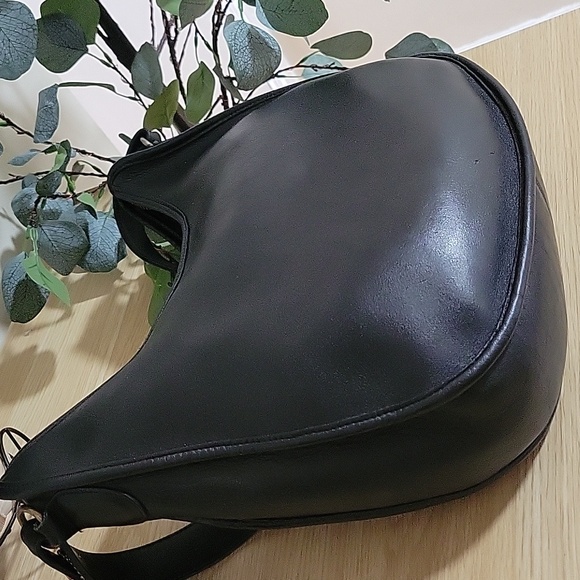 CoachVintageBecketZipBlackLeatherCrossbody9920USABAG - Picture 14 of 17